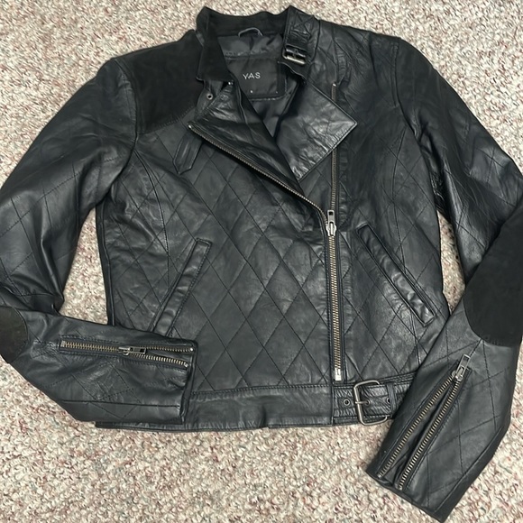 New Y.A.S leather moto javket - Picture 1 of 11